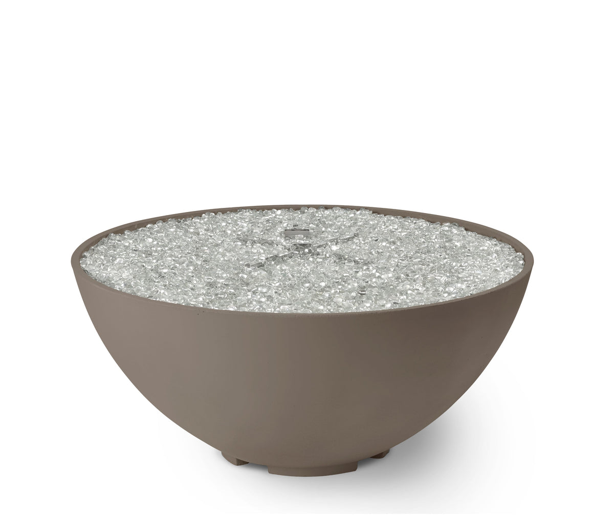 Cove Concrete Edge Gas Fire Pit Bowl 42"