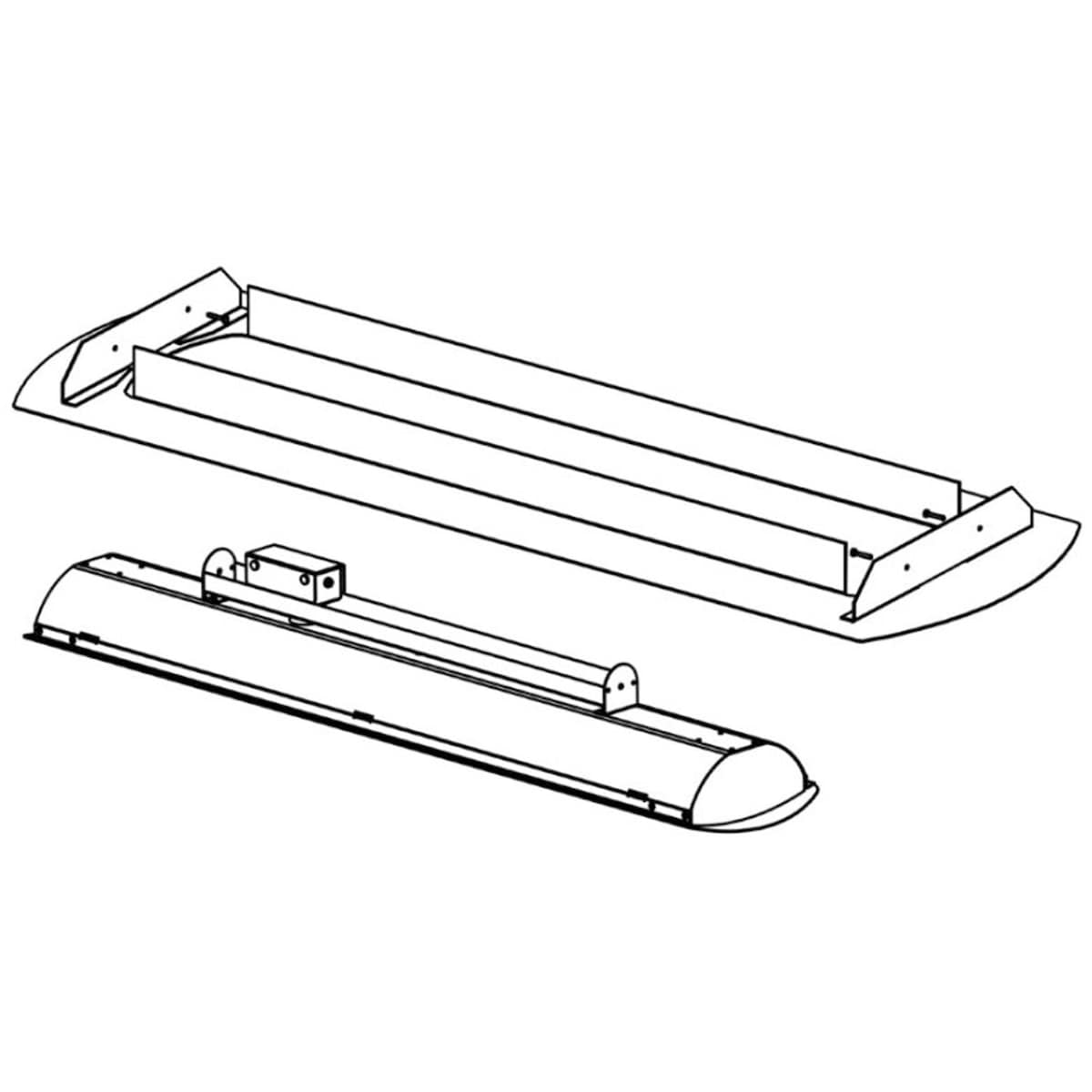 Bromic Ceiling Recess Kit for Tungsten Smart-Heat 3000W & 6000W Electric Heaters