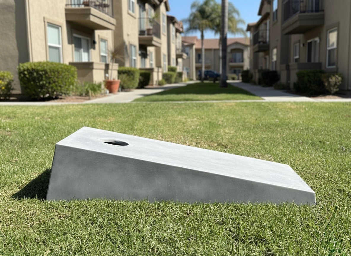 All Weather Cornhole Set. Durable Concrete Cornhole Boards (2 Boards)