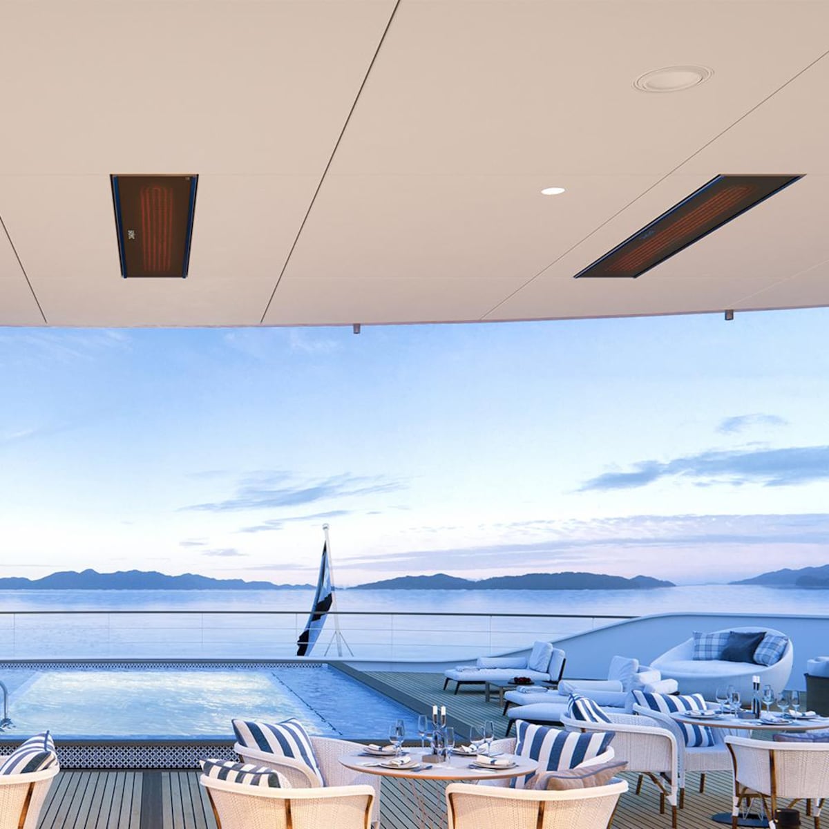 Bromic Marine Grade Ceiling Recess Kit for 2300W Platinum Electric Heaters