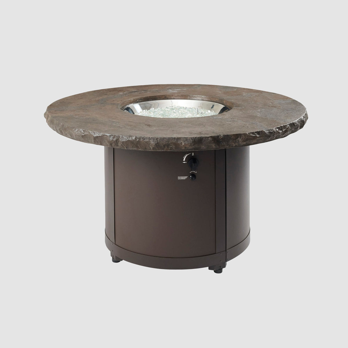 Beacon Round Gas Fire Pit Table