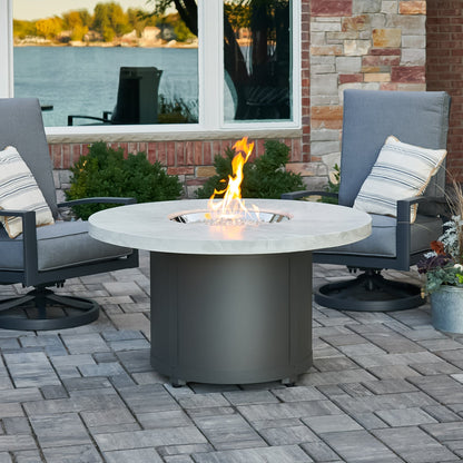 Beacon Round Gas Fire Pit Table