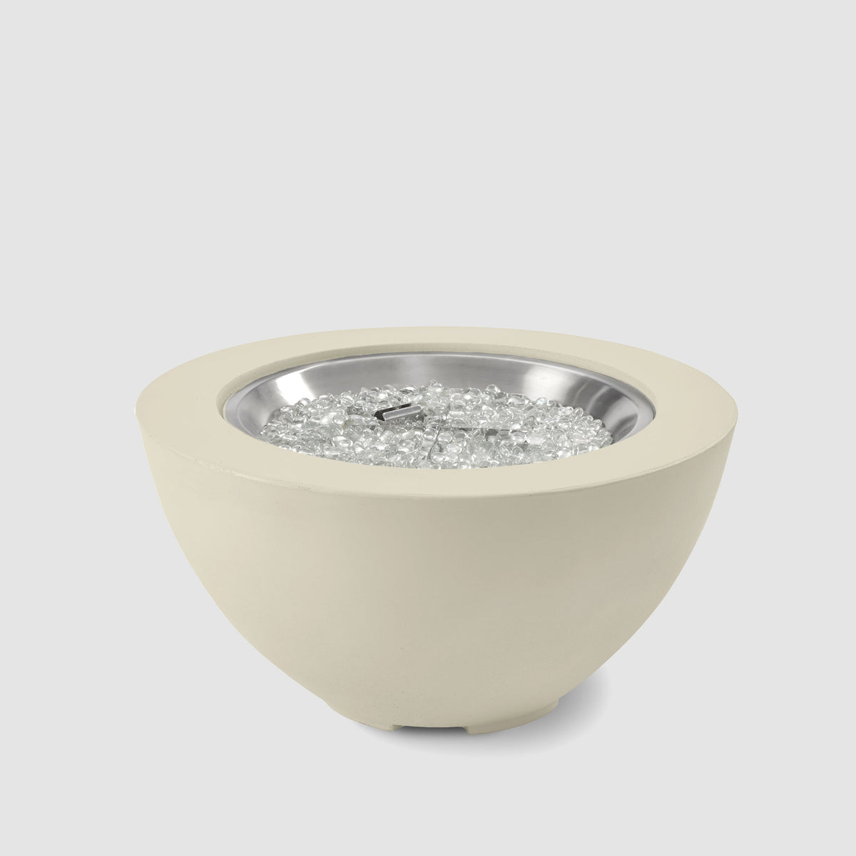 Cove Concrete Bowl Gas Fire Pit
