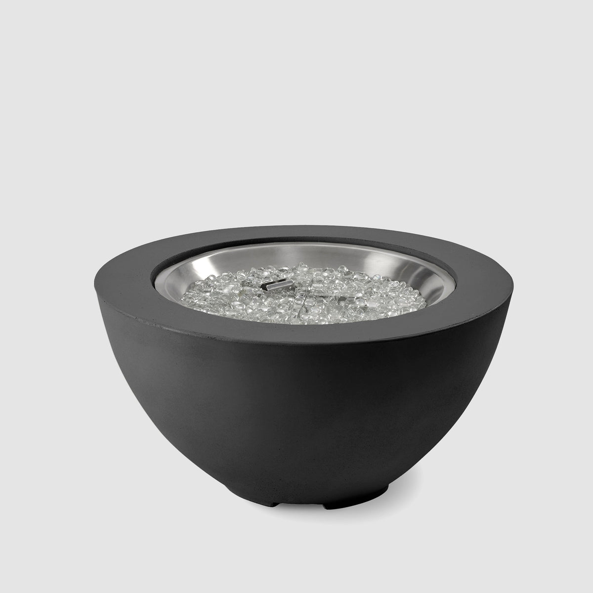 Cove Concrete Bowl Gas Fire Pit