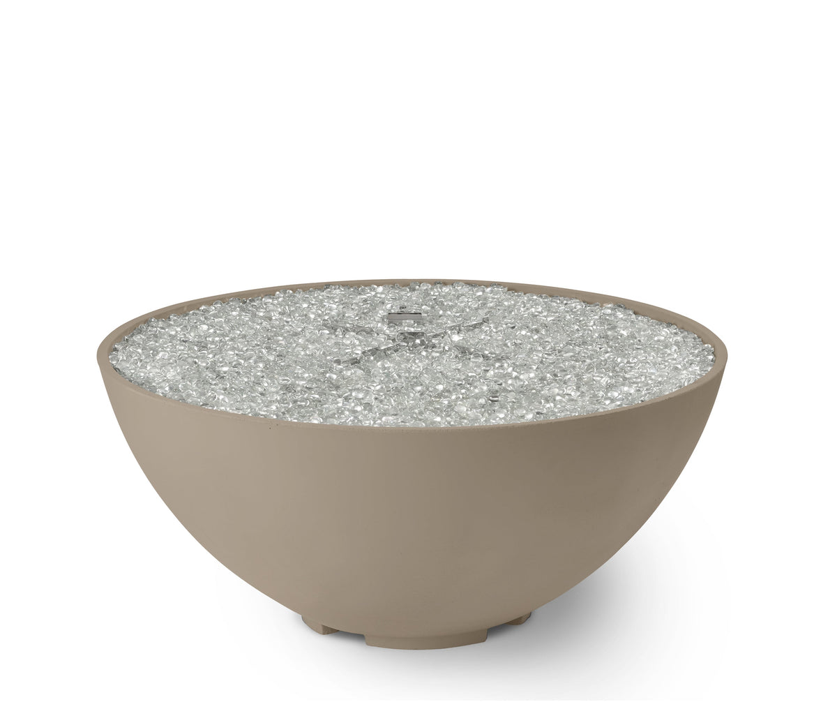 Cove Concrete Edge Gas Fire Pit Bowl 42"
