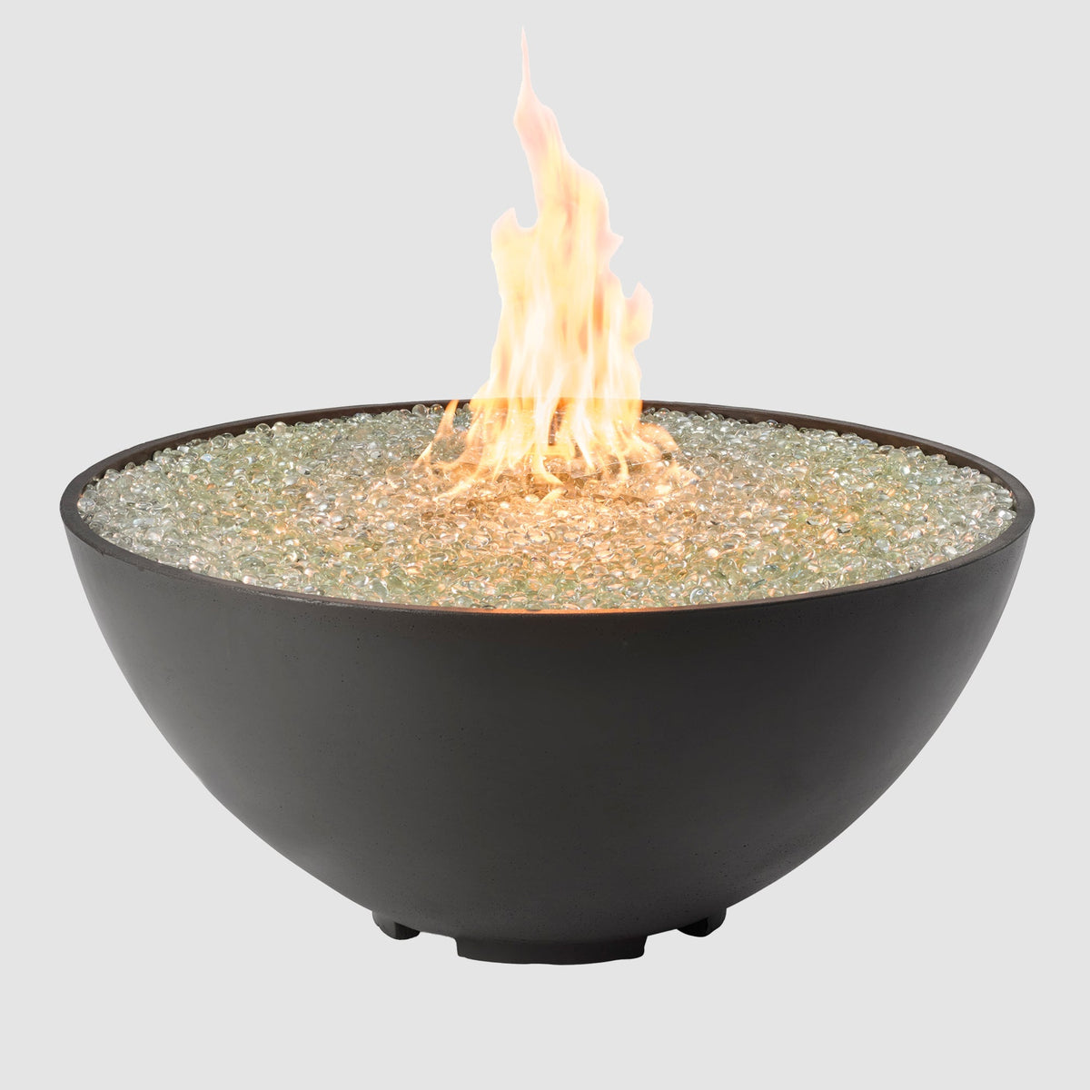 Cove Concrete Edge Gas Fire Pit Bowl 42"