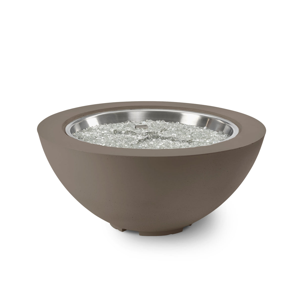 Cove Concrete Bowl Gas Fire Pit