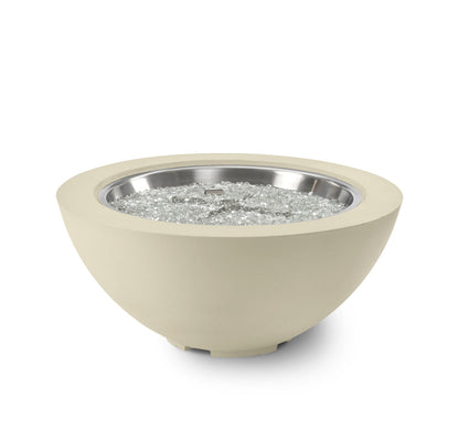 Cove Concrete Bowl Gas Fire Pit