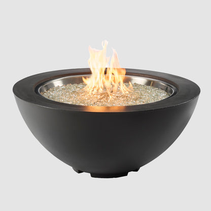 Cove Concrete Bowl Gas Fire Pit