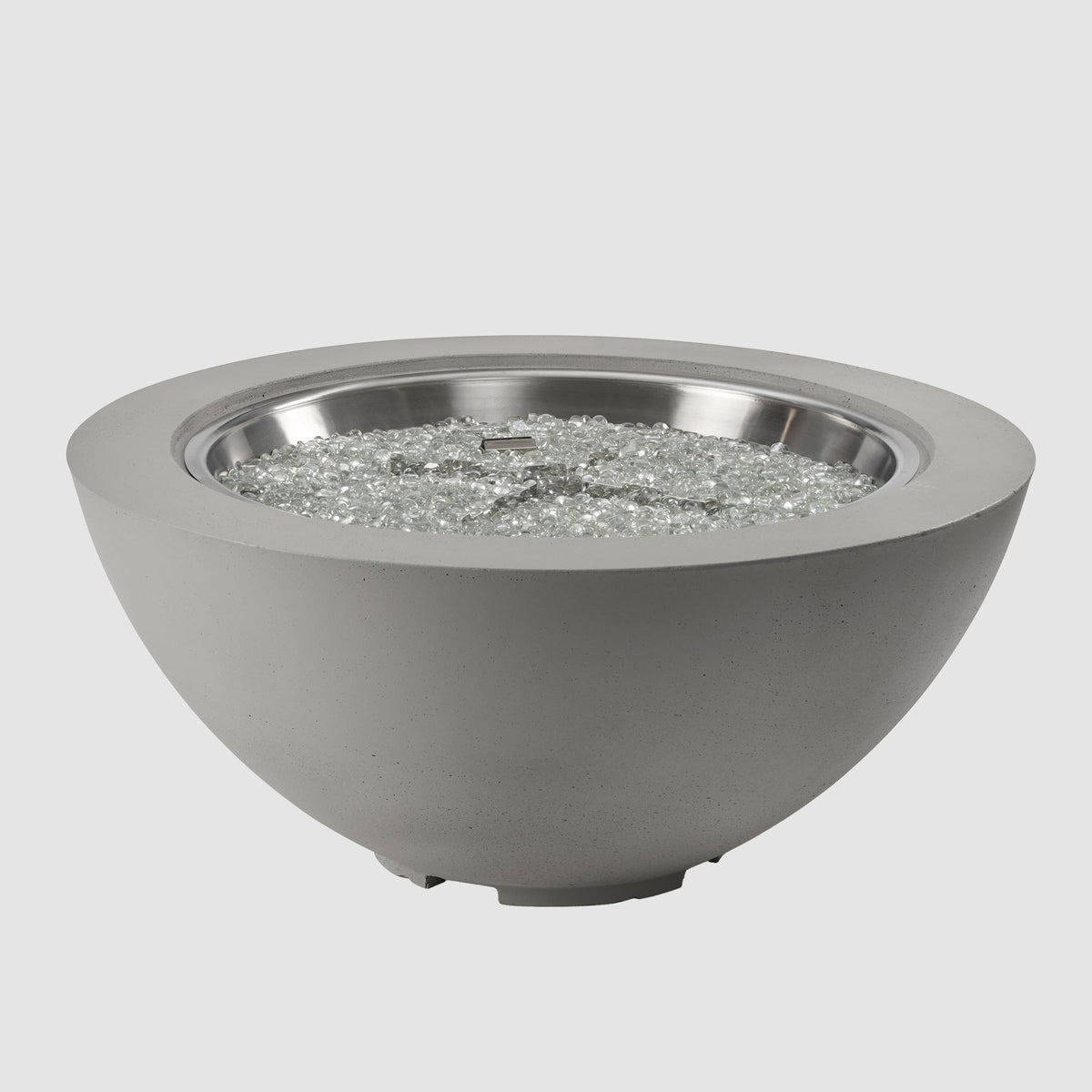 Cove Concrete Bowl Gas Fire Pit