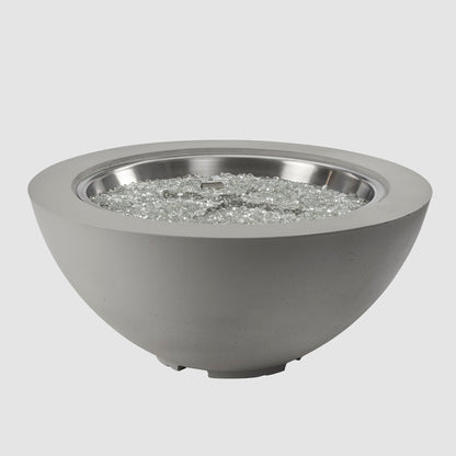 Cove Concrete Bowl Gas Fire Pit