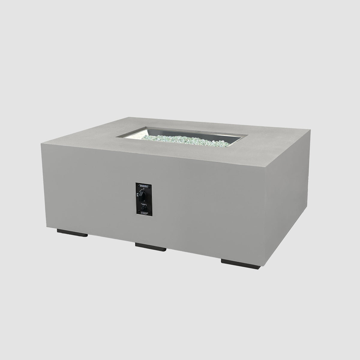 Cove Concrete Linear Gas Fire Pit