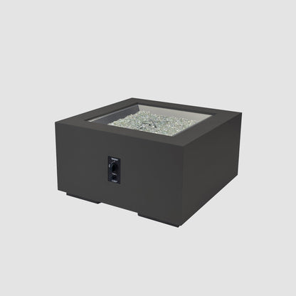 Cove Concrete Square Gas Fire Pit Table