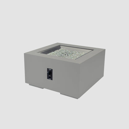 Cove Concrete Square Gas Fire Pit Table