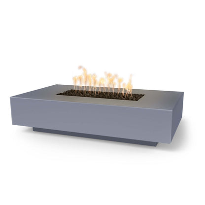 Cabo Linear 56" GFRC Concrete Fire Pit by The Outdoor Plus