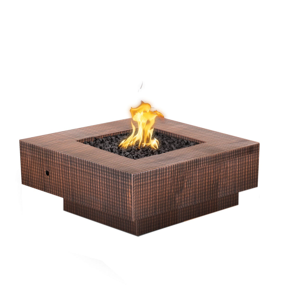 Cabo Square 60" Metal Collection Fire Pit by The Outdoor Plus