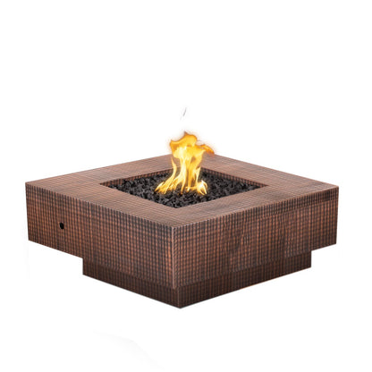 Cabo Square 48" Metal Collection Fire Pit by The Outdoor Plus