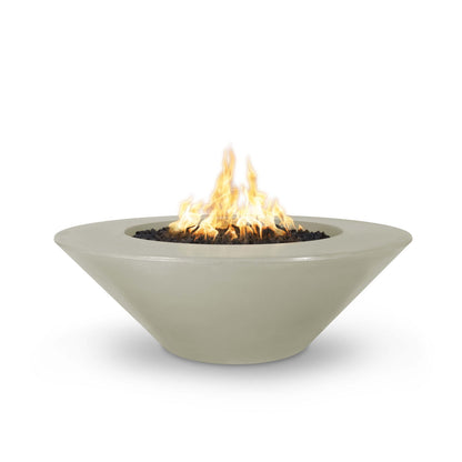 Cazo 60" Wide Ledge GFRC Concrete Fire Pit by The Outdoor Plus