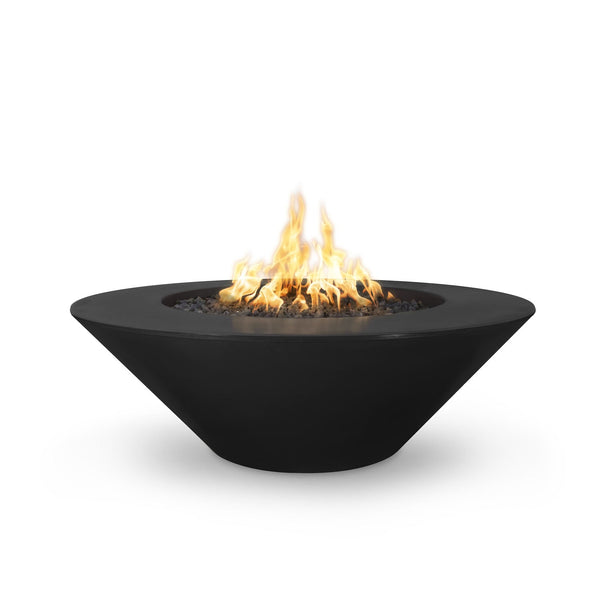 Cazo 60" Wide Ledge GFRC Concrete Fire Pit by The Outdoor Plus