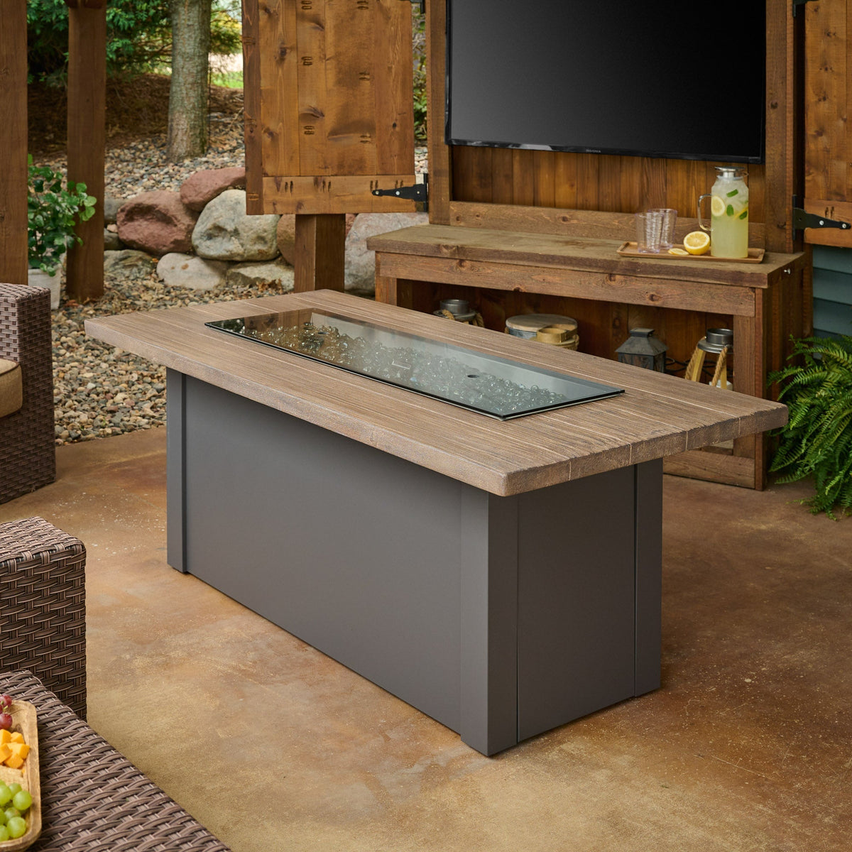 Havenwood 62-Inch Linear Gas Fire Pit Table