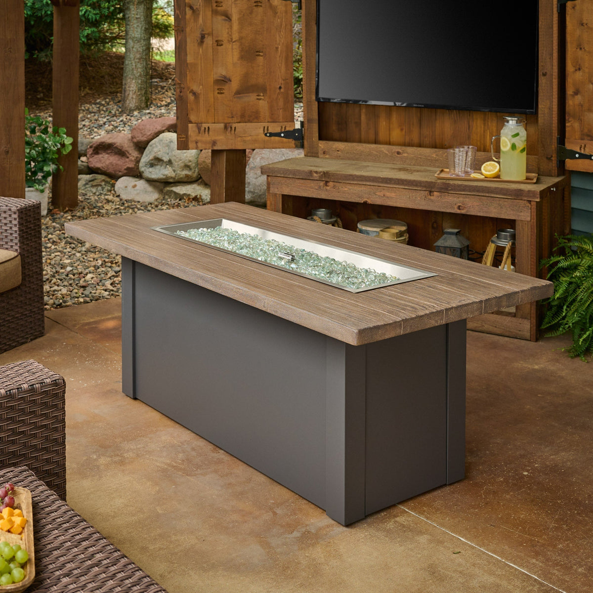 Havenwood 62-Inch Linear Gas Fire Pit Table
