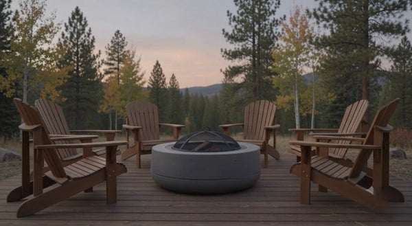 Tumbler - 48" Wood Burning Concrete Fire pit
