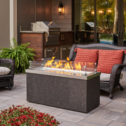 Key Largo Linear Gas Fire Pit Table