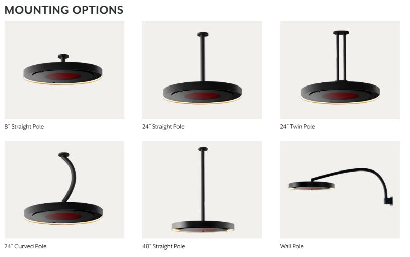 Bromic Eclipse Smart-Heat 28-Inch 2900W Electric Pendant Heater