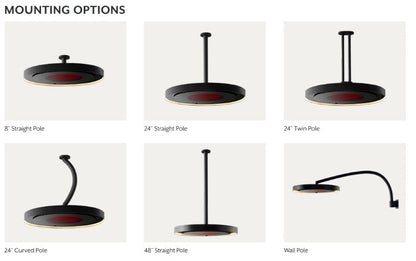 Bromic Eclipse Smart-Heat 28-Inch 2900W Electric Pendant Heater