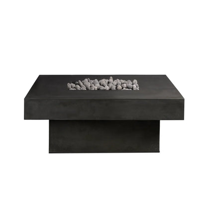 Platz - Square Concrete Fire Pit Table