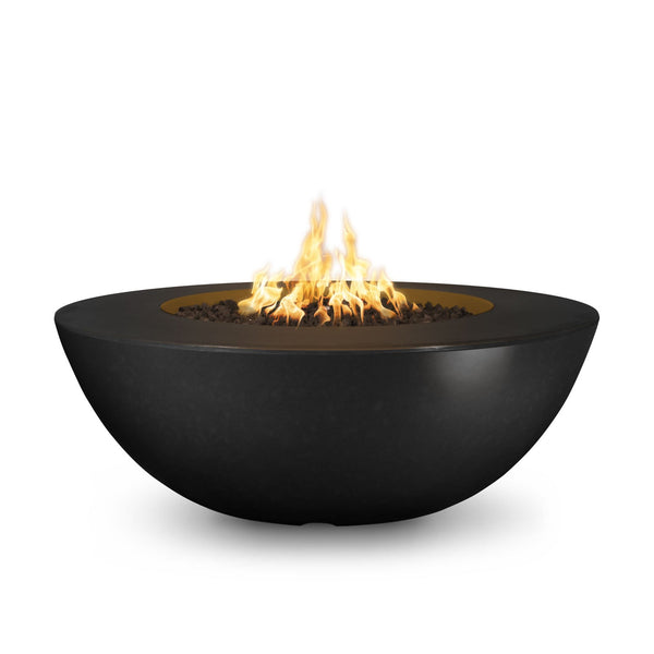 Sedona 48" Wide Ledge GFRC Concrete Fire Pit by The Outdoor Plus