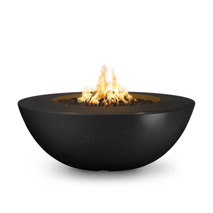 Sedona 60" Wide Ledge GFRC Concrete Fire Pit by The Outdoor Plus