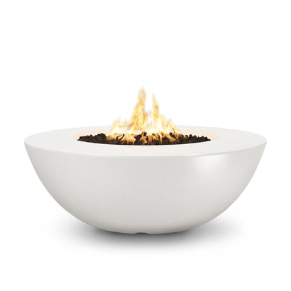 Sedona 60" Wide Ledge GFRC Concrete Fire Pit by The Outdoor Plus