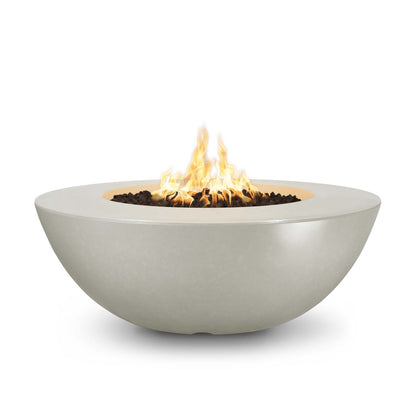Sedona 48" Wide Ledge GFRC Concrete Fire Pit by The Outdoor Plus