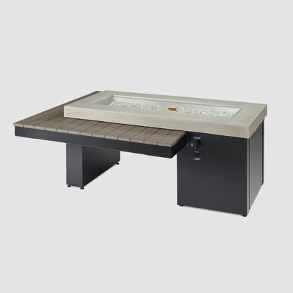 Uptown Linear Gas Fire Pit Table