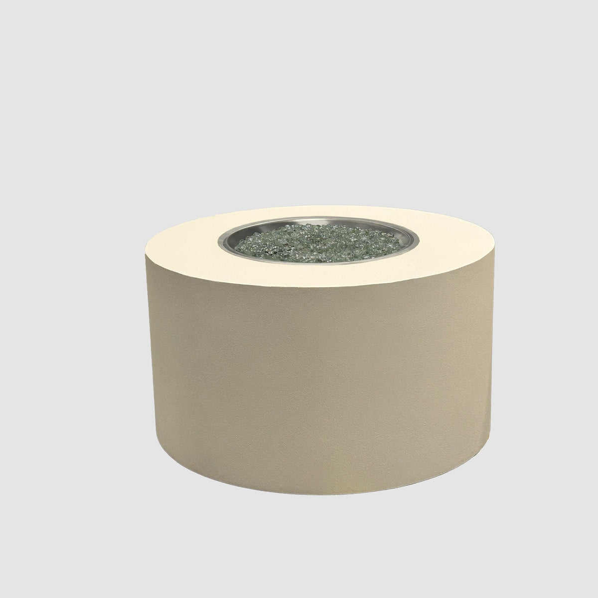 Vosera Round Gas Fire Pit Table