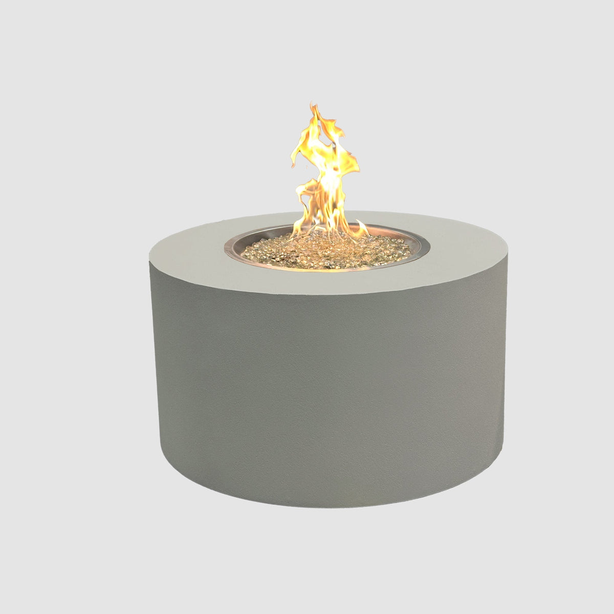 Vosera Round Gas Fire Pit Table