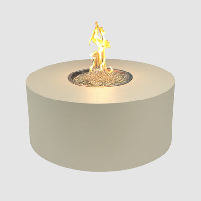 Vosera Round Gas Fire Pit Table