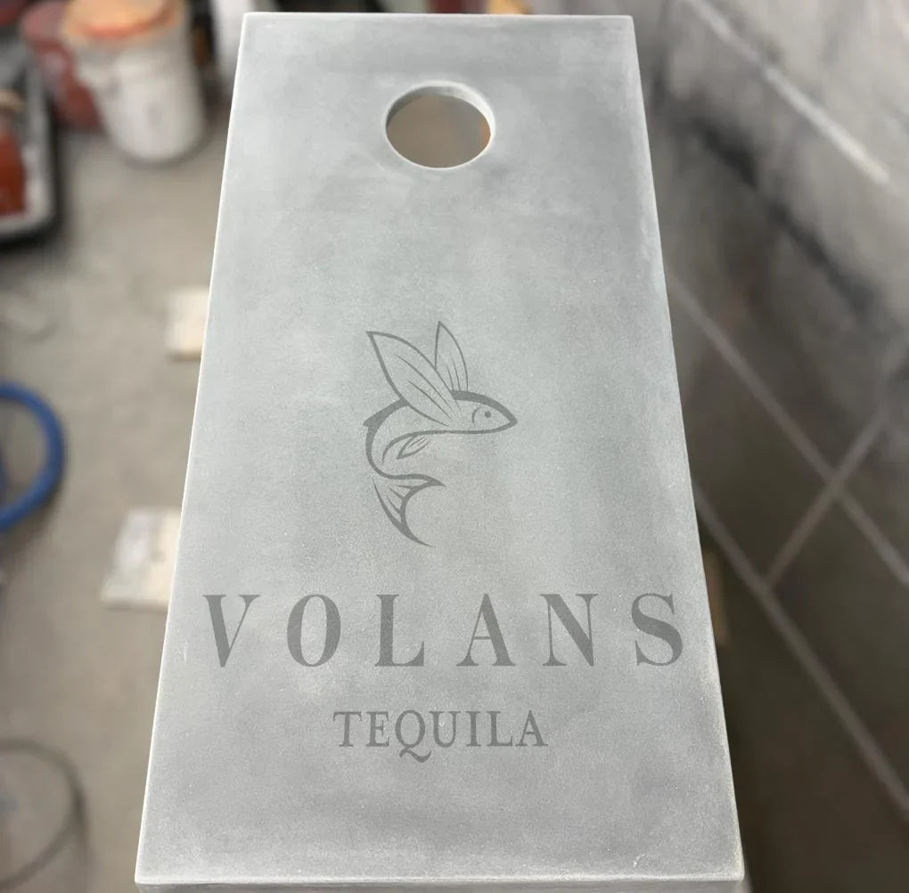 All Weather Cornhole Set. Durable Concrete Cornhole Boards (2 Boards)