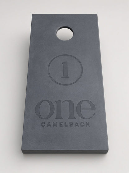 All Weather Cornhole Set. Durable Concrete Cornhole Boards (2 Boards)