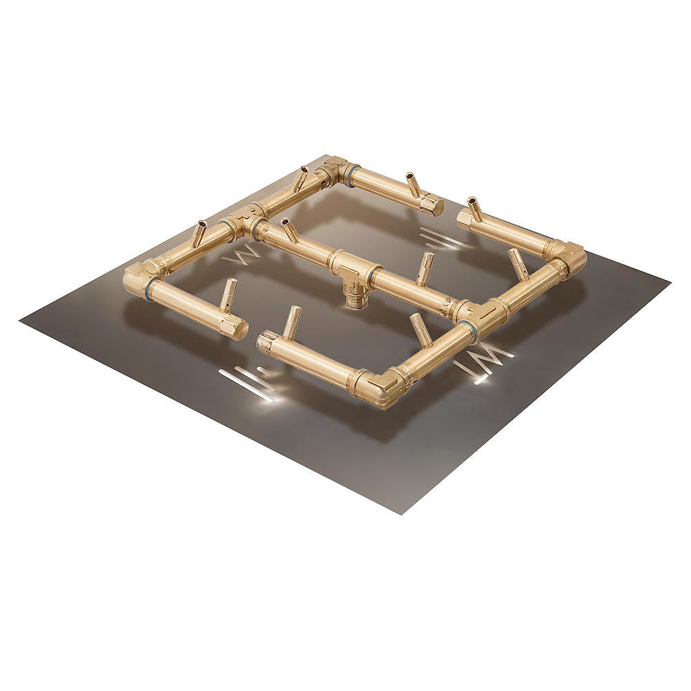Platz - Square Concrete Fire Pit Table