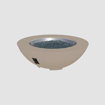 Cove Concrete Bowl Gas Fire Pit