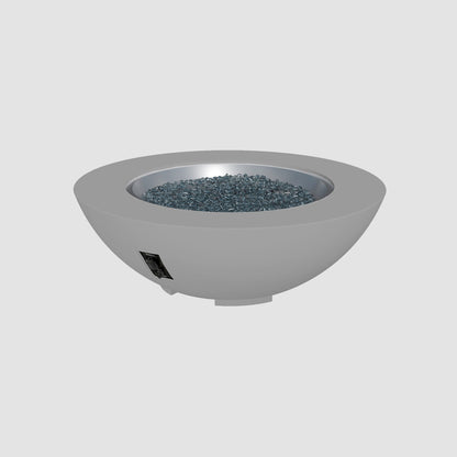 Cove Concrete Bowl Gas Fire Pit