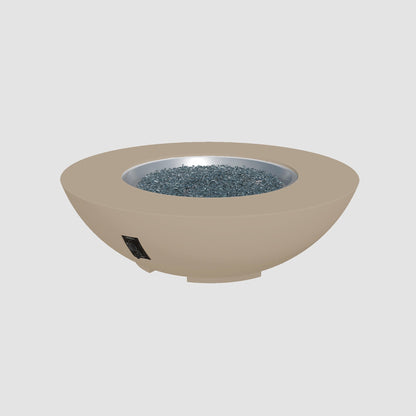 Cove Concrete Bowl Gas Fire Pit