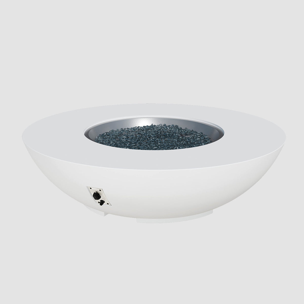 Cove Concrete Bowl Gas Fire Pit
