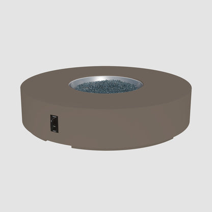 Cove Concrete Round Gas Fire Pit Table