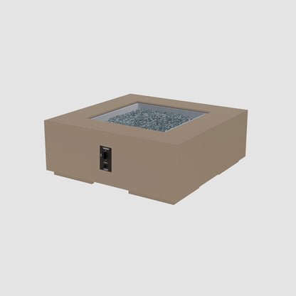 Cove Concrete Square Gas Fire Pit Table