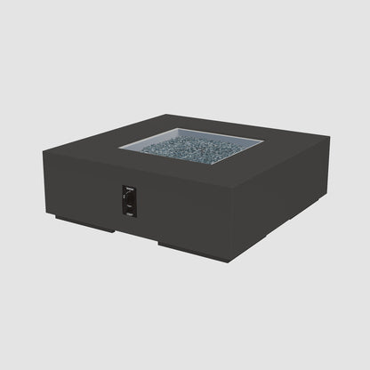 Cove Concrete Square Gas Fire Pit Table