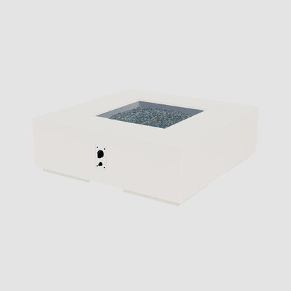 Cove Concrete Square Gas Fire Pit Table