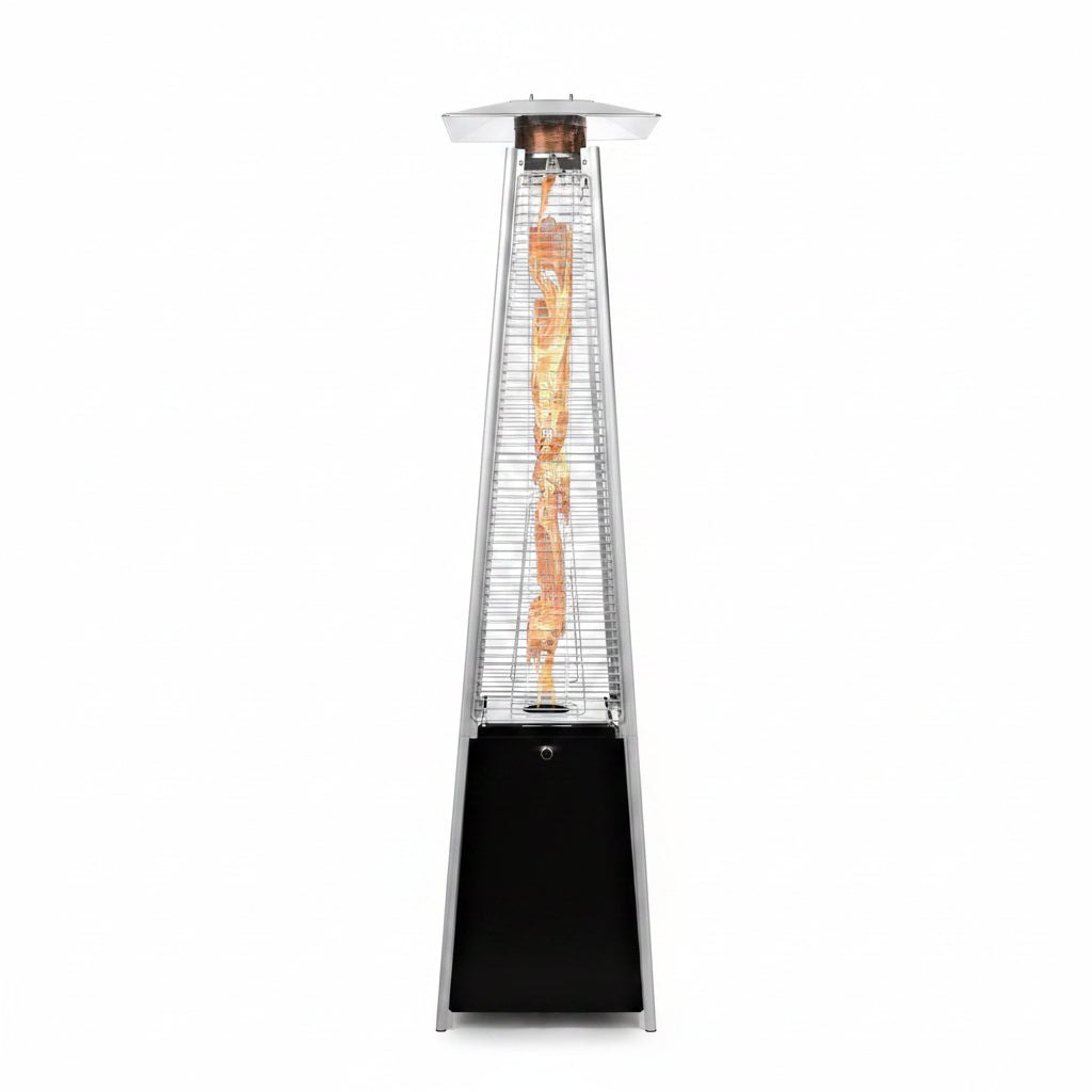 Outdoor Propane Patio Heater - Commercial LP Gas Porch & Deck Heater - Black